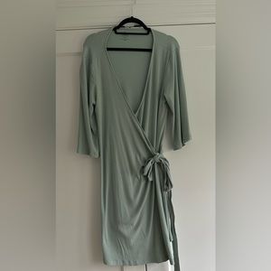 NWOT Maternity Robe, Caden Lane, Sea Salt Ribbed Bamboo Robe, Fits all sizes